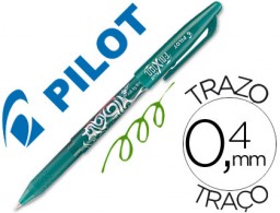 Bolígrafo Pilot Frixion borrable tinta verde